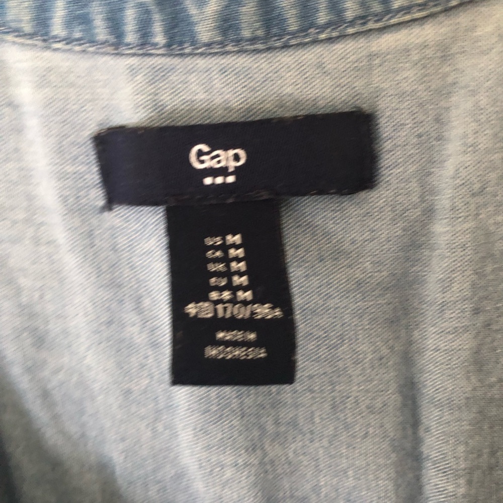 GAP Perfect sleeveless tie waist shirtdress - Picture 4 of 6